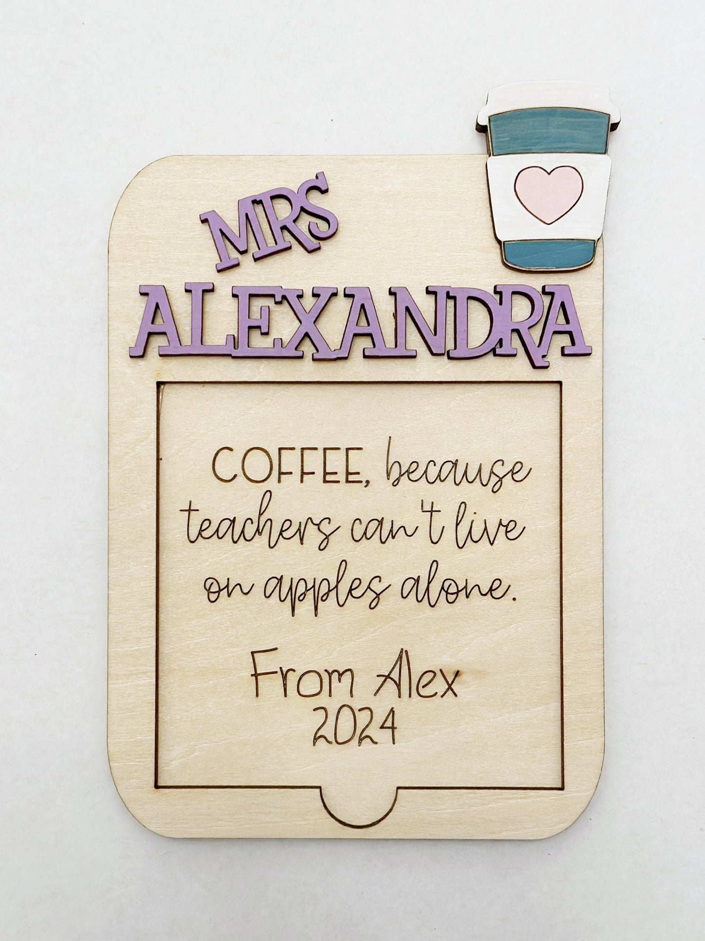 Teacher Post-It Note Holder